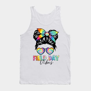 School Field Day Fun Tie Dye Field Day 2024 Girls Kids Tank Top